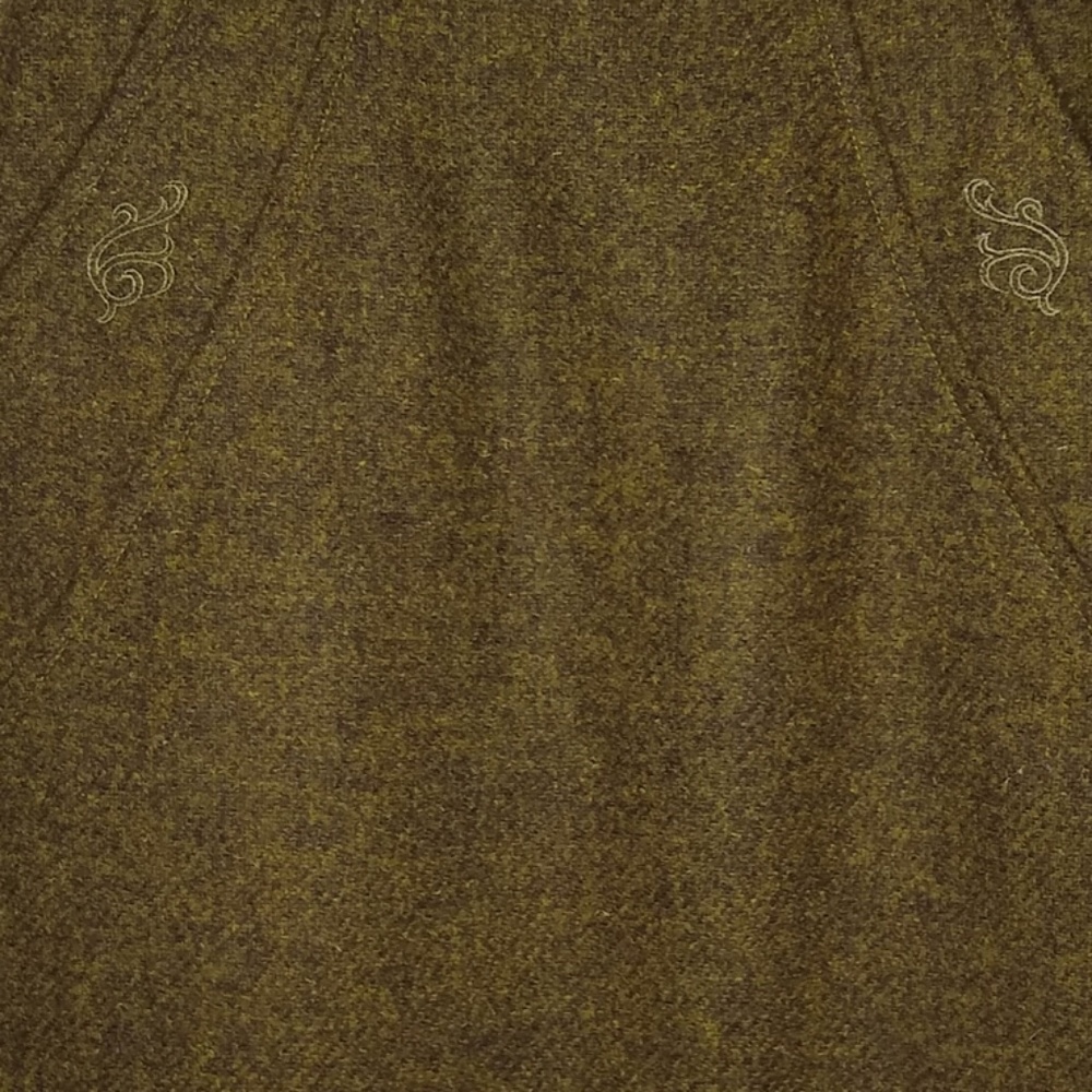 BURBERRY OLIVE GREEN HIGH WAISTED PENCIL SKIRT 40 - Picture 2 of 6